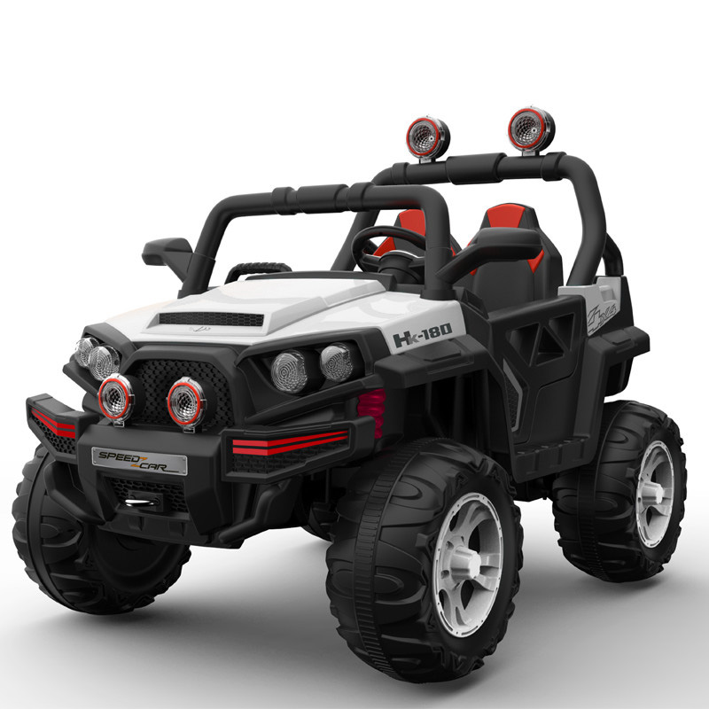 Crianças viajam em carro de brinquedo elétrico 12v utv