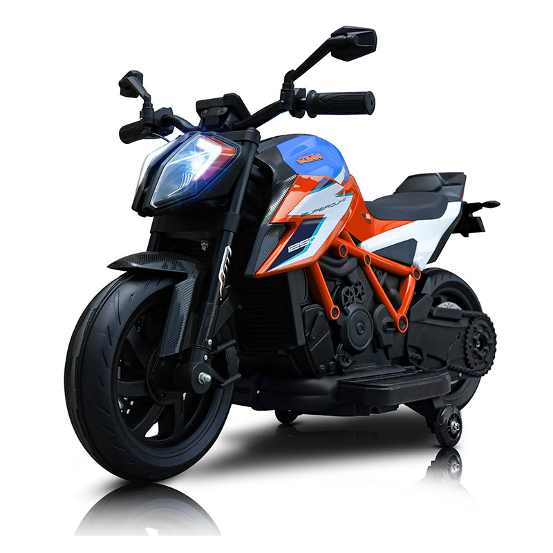 KTM 1290 SUPERDUKER Kids licenciado anda de motocicleta